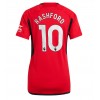 Manchester United Marcus Rashford #10 Hemmatröja Dam 2023-24 Korta ärmar